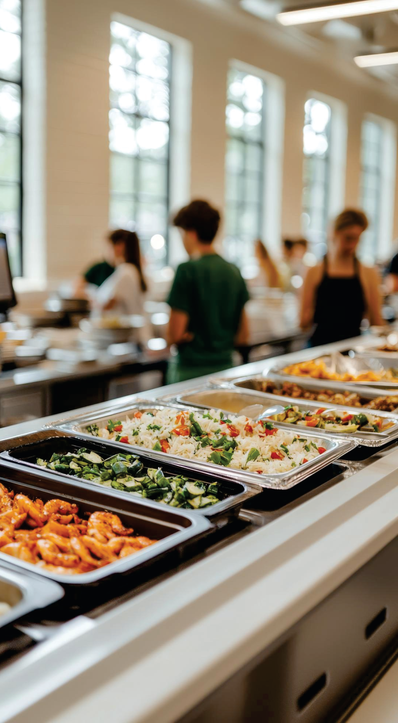 Buffet e operação de alimentação corporativa
